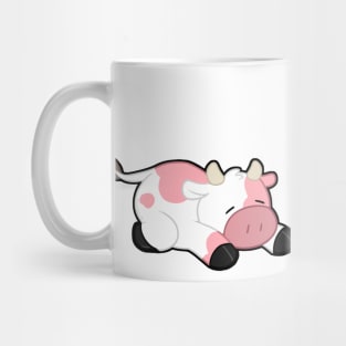 Sleepy Cow - Pink Mug